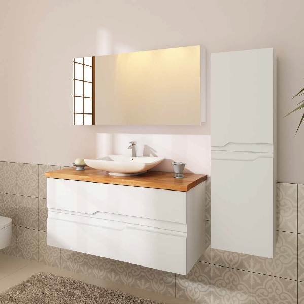 ארון אמבטיה תלוי מעוצב צבע אפוקסי
