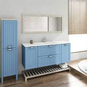 ארון אמבטיה כפרי מעוצב דגם רוקפור